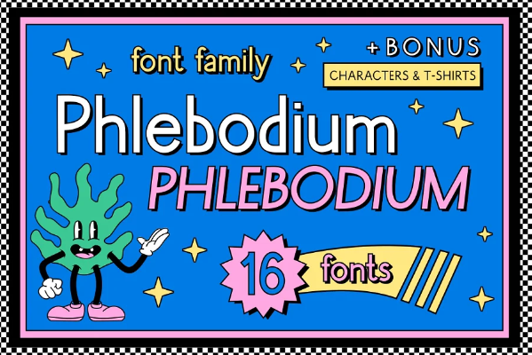[Creativemarket] Phlebodium display font 80s 90s (_0.png